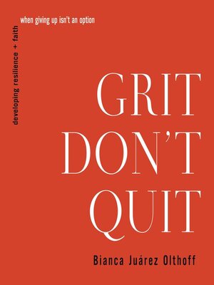 cover image of Grit Don't Quit